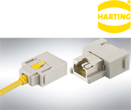 New Harting module Han® RJ45 for high transfer rates of up to 10 Gbit/s