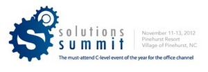 Solutions Summit Announces Dates This Fall for Must-Attend, C-Level Event for the Office Solutions Channel