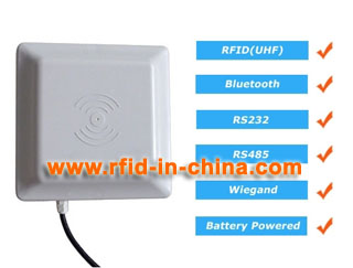 Bluetooth UHF RFID reader is battery operated for Industrial Applications