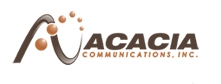 Acacia Communications Announces the Industry-s First 100G Coherent Module That Is Commercially Deployed Globally