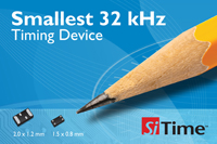 First MEMS Oscillators for 32.768kHz