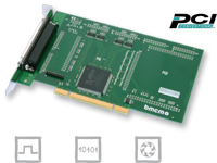 PCI-PIO: Digital I/O card from bmcm with quadrature decoder