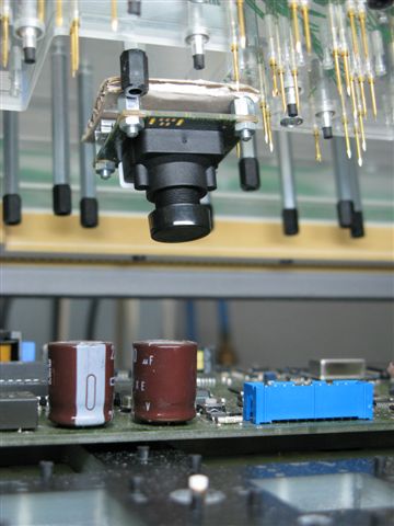 Fast visual inspection of connectors for electronic assemblies