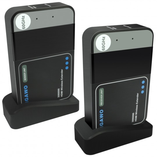 Wireless audio and video transmission up to 30m with the new Ligawo 3080090 HDMI Wireless Extender!