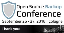 Open Source Backup Conference 2016 – Review