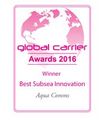 Capacity Media Recognizes Aqua Comms With 2016 Global Carrier Award