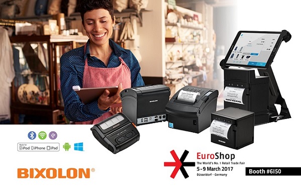 BIXOLON to Unveil Latest Mobile and mPOS Printing Solutions at EuroShop 2017