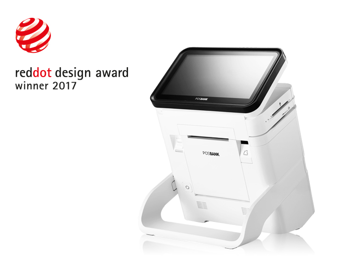 Posbank DCR, a Supercompact All-in-One POS Terminal, Wins the Red Dot Design Award 2017