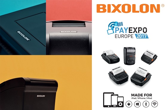 Explore the Next Generation of Payment Printing Applications with BIXOLON at PayExpo Europe 2017