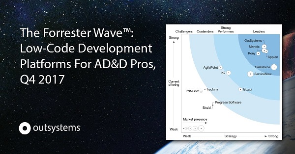 Fifth Industry Report Recognises OutSystems as a Leader in Low-Code Platforms for Application Development