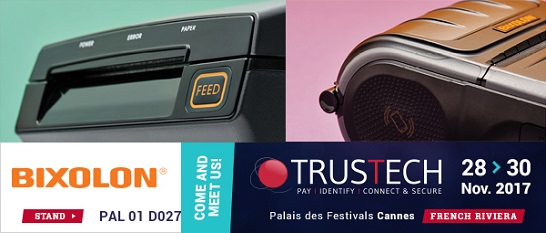 Discover the Future of Payment Printing Applications with BIXOLON at TRUSTECH 2017