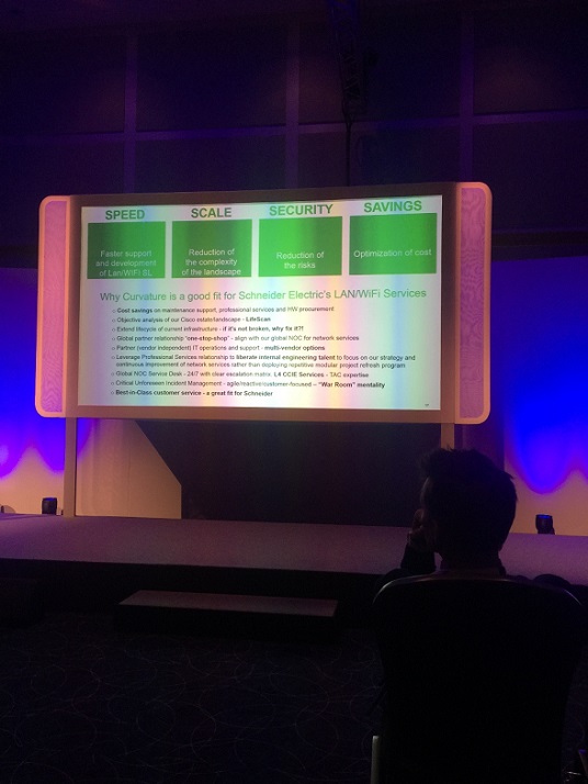 Curvature Customer, Schneider Electric, tells Gartner Data Centre and Infrastructure Attendees of their Significant Global Savings…